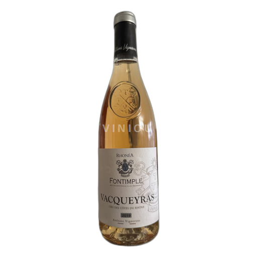 Rhônen laakso Vacqueyras Fontimple 2019