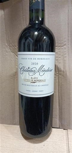 Bordeaux Blaye-Côtes-de-Bordeaux Chateau Mondésir 2020