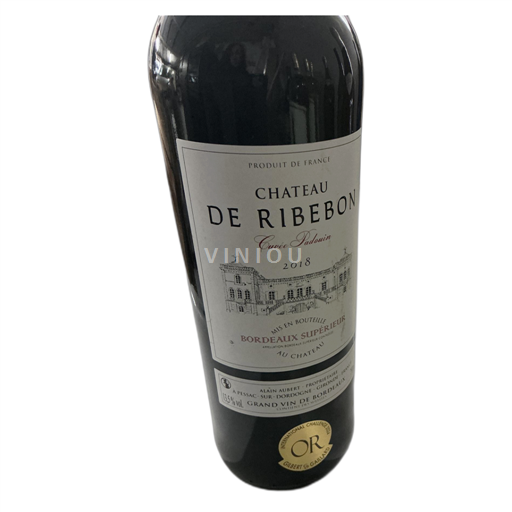 Bordéus Bordeaux Superior Château de Ribebon Padowin 2018