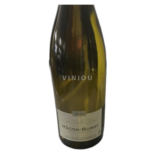 Bourgogne Mâcon et mâcon-villages Les chais letourneau Les vieilles vignes 2022