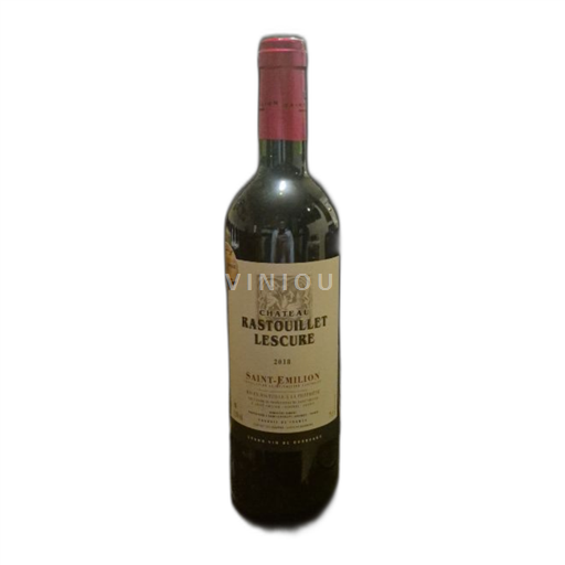 Bordeaux Saint-Émilion Château Rastouillet Lescure 2018