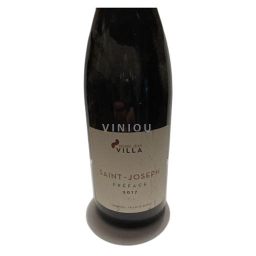 Rhônedalen Saint-Joseph Pierre Jean Villa Préface 2017