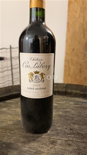 Bordeaux Saint-Estèphe Château Cos Labory 2010