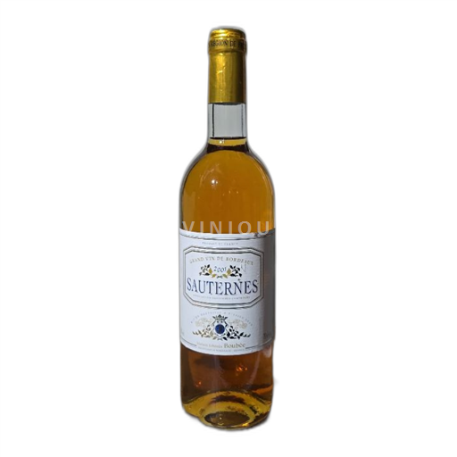 Bordeaux Sauternes Maison Johanès Boubée 2001