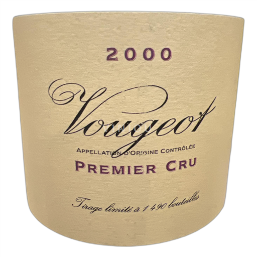 Burgundija Vougeot Domaine de la Vougeraie Premier cru 2000