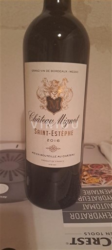 Bordeaux Saint-Estèphe Château Mignot 2016
