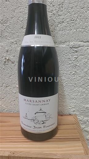 Bourgogne Marsannay Domaine Jean Fournier Saint-Urbain 2022