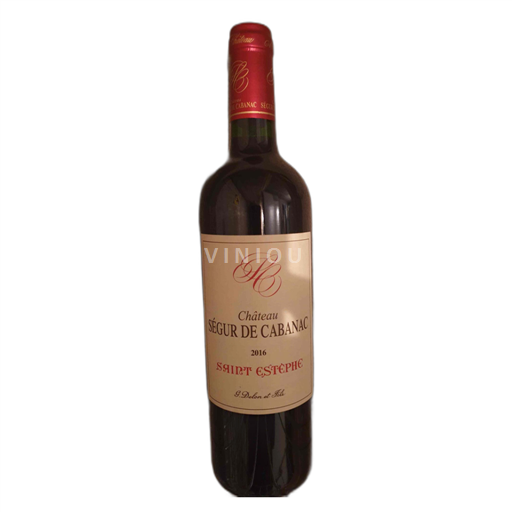 Bordeaux Saint-Estèphe Château Segur de Cabanac 2016