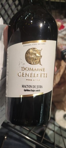 Jura Macvin-du-Jura Domaine Geneletti Non-Vintage