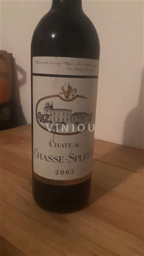 Bordeaux Moulis-en-Médoc Chasse Spleen 2003