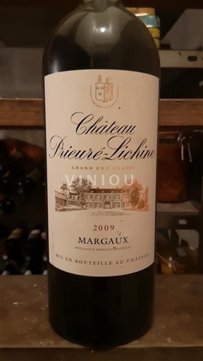 Bordeaux Margaux Château Prieuré-Lichine 2009