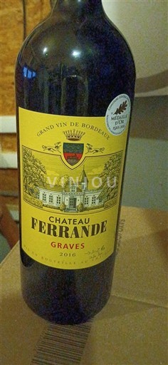 Bordéus Graves Chateau Ferrande 2016