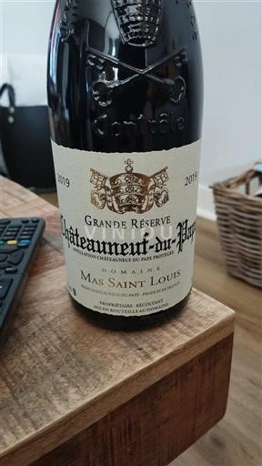 Rhône-dalen Châteauneuf-du-Pape Mas Saint Louis Grande Réserve 2019