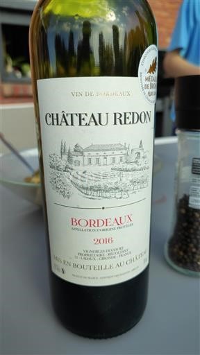 Bordeaux Château Redon 2016