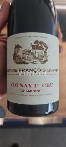 Burgundi Määrittelemätön Domaine François Buffet Champans 2022