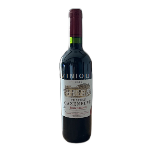 Bordeaux Chateau Cazeneuve 2012