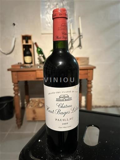 Bordeaux Pauillac Château Haut-Bages Libéral 2009