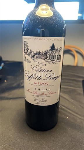 Burdeos Médoc Château Laffitte Laujac 2018