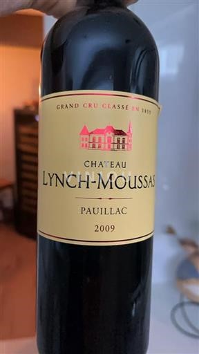 Bordeaux Pauillac Château Lynch Moussas 2009