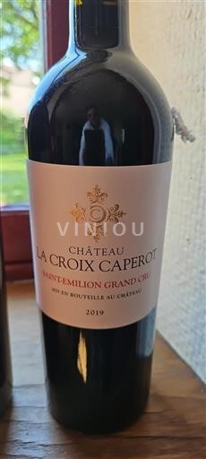 Vin Rouge sec Château La Croix Caperot 2019 France Bordeaux Saint-Émilion Grand Cru AOC
