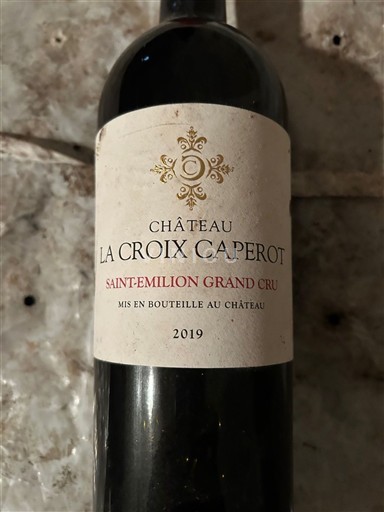 Bordo Сент-Емилион Гранд Кру Château La Croix Caperot 2019