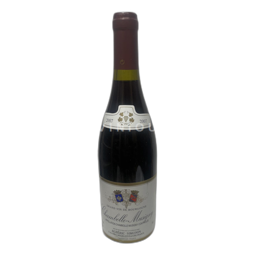 Borgogna Chambolle-Musigny Albéric Simonin 2007