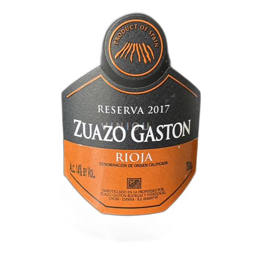 La Rioja Rioja Zuazo Gaston 2017