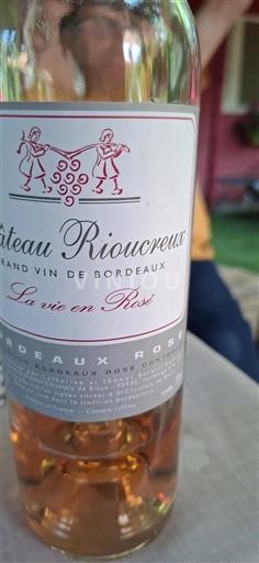 Bordeaux Bordeaux rosé Château Rioucreux La vie en Rosé Neročník