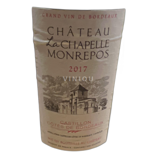 Bordeaux Castillon-côtes-de-bordeaux Château La Chapelle Monrepos 2017