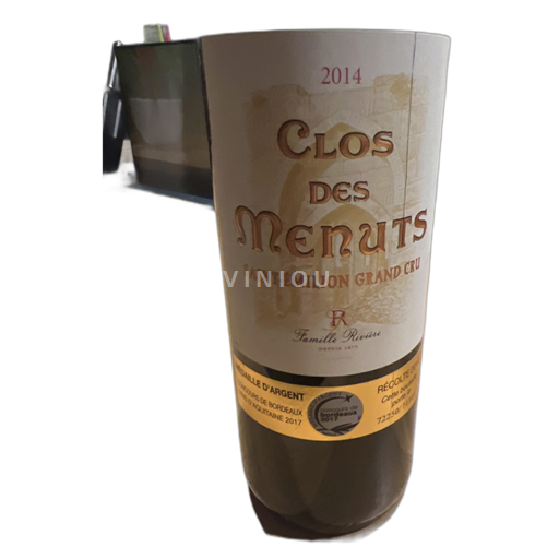 Burdeos Saint-Émilion Gran Cru Clos des Menuts 2014