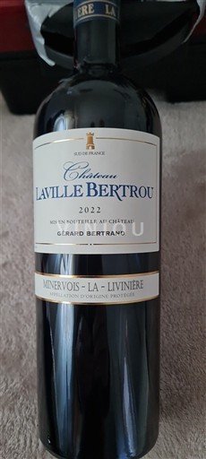 Languedoque Minervois-la-Livinière Château Laville Bertrou 2022