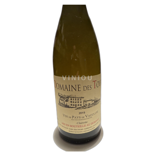 Rhône-dalen Ikke specificeret Domaine des Tours VDL vaucluse 2019