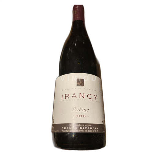 Borgogna Irancy Franck Givaudin Palotte 2018