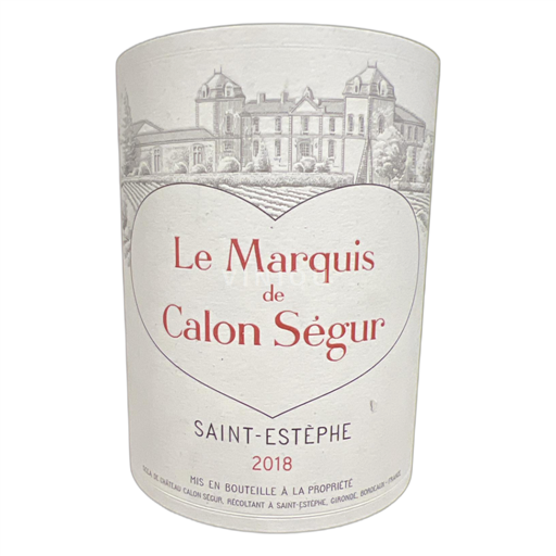Bordeaux Saint-Estèphe Calon Ségur Le Marquis de Calon Ségur 2018
