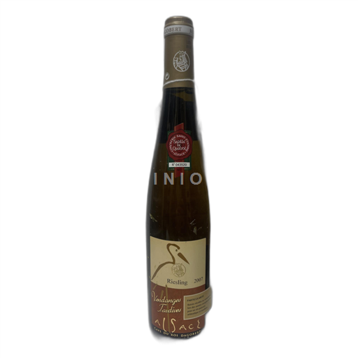Alsace Riesling Cave du Roi Dagobert Vendanges Tardives 2007