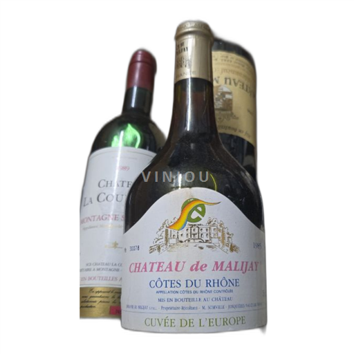 Rhônen laakso Côtes-du-rhône Château de Malijay de l'Europe 1985
