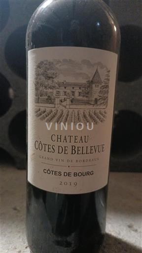 Burdeos Côtes-de-bourg Château Côtes de Bellevue 2019