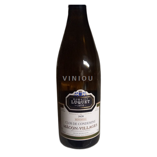 Burgundija Mâcon in Mâcon-villages Domaine Luquet Clos de Condemine 2020