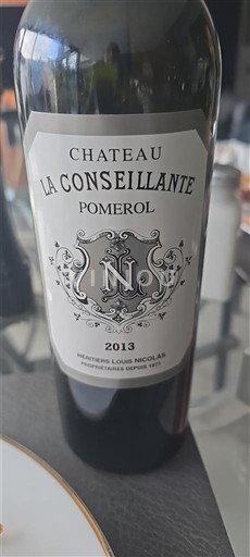 Bordeaux Pomerol Château La Conseillante 2013