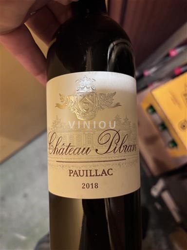 Bordeaux Pauillac Château Pibran 2018