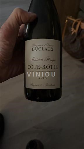 Valle del Ródano Côte-rôtie Duclaux Maison Rouge 2015