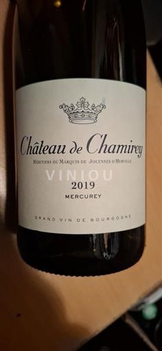 Bourgogne Mercurey Château de Chamirey 2019