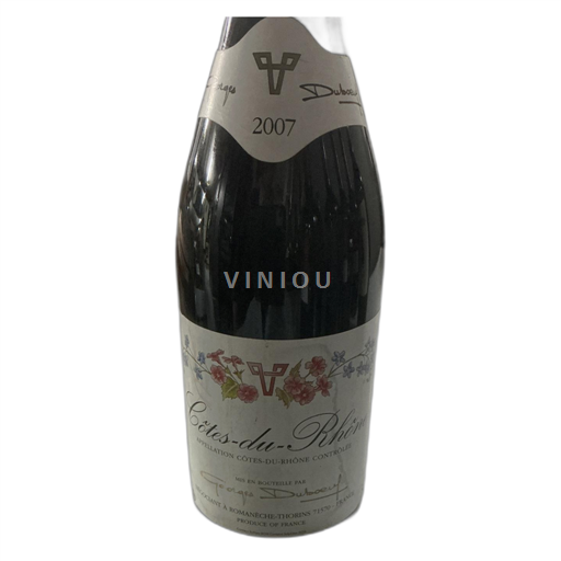 Rhônen laakso Côtes-du-rhône Georges du bœuf 2007