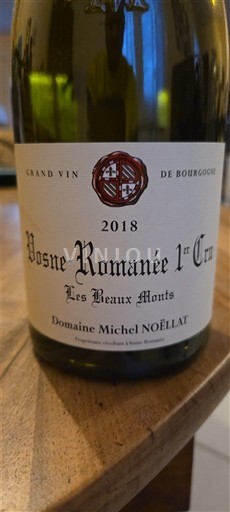 Bourgogne Vosne-Romanée Premier Cru Domaine Michel Noëllat Les Beaux Monts 2018
