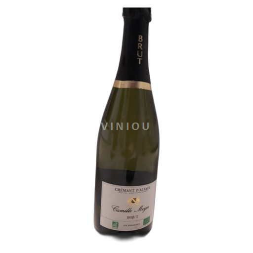 Vin Effervescent Blanc brut Brut Camille Meyer Non millésimé France Alsace Crémant-d'alsace AOC