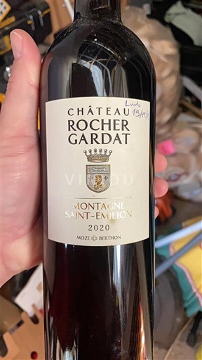 Bordeaux Montagne-saint-émilion Château Rocher Gardat 2020