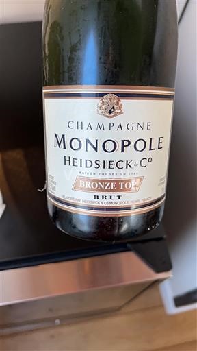 Šampanja Šampanjec Heidsieck & Co Monopole Bronze Top Neleten.