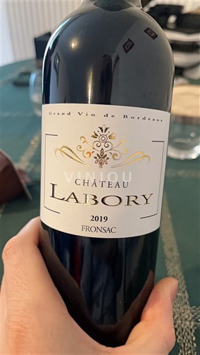 Bordeaux Fronsac Château Labory 2019