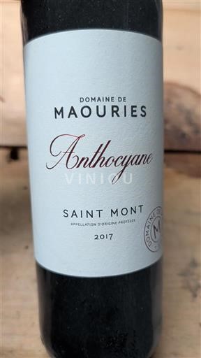 Sud-Ovest Saint-Mont Domaine de Maouries Anthocyane 2017