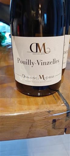 Bourgogne Pouilly-vinzelles Domaine Mathias Icke årgångsbetecknad